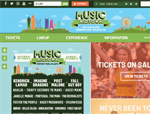 Tablet Screenshot of musicmidtown.com